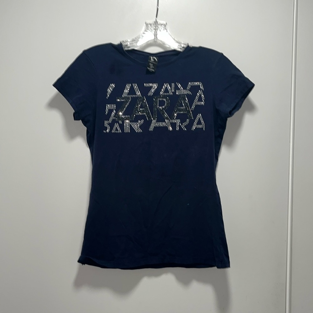 Zara basics blouse